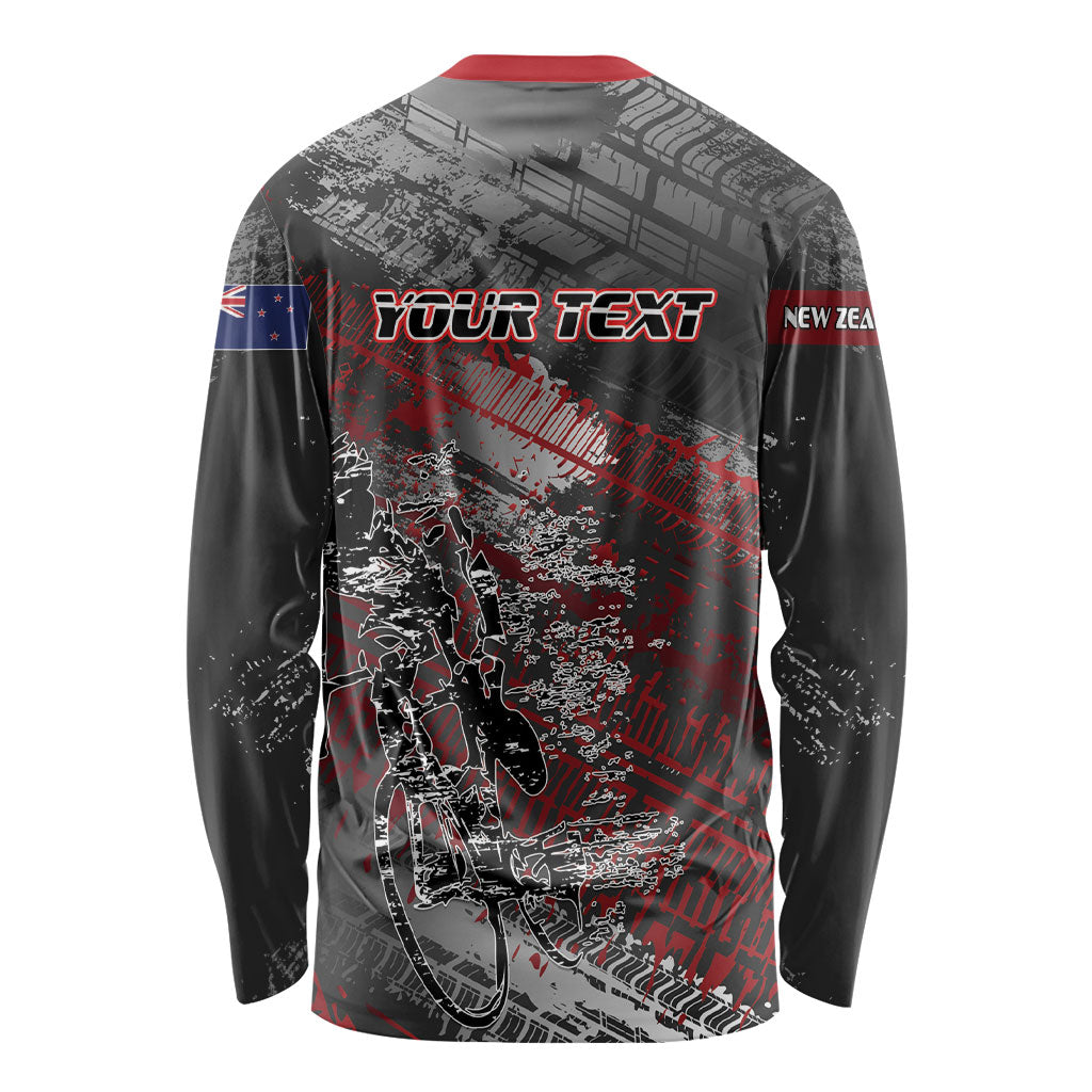 Personalised Cycling New Zealand Long Sleeve Shirt Aotearoa Pride Sportswear LT22 - Polynesian Pride