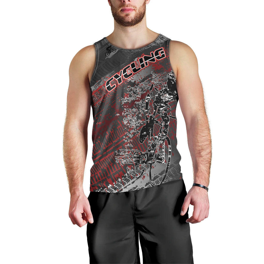 Personalised Cycling New Zealand Men Tank Top Aotearoa Pride Sportswear