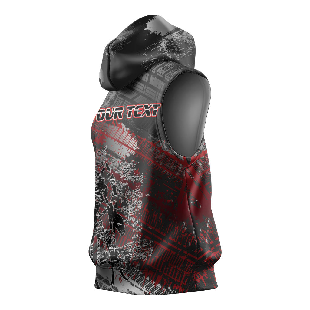 Personalised Cycling New Zealand Sleeveless Hoodie Aotearoa Pride Sportswear LT22 - Polynesian Pride
