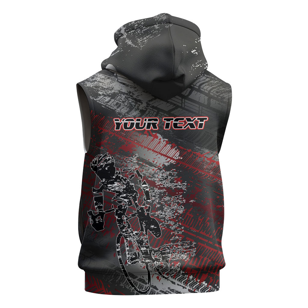 Personalised Cycling New Zealand Sleeveless Zip Hoodie Aotearoa Pride Sportswear LT22 - Polynesian Pride