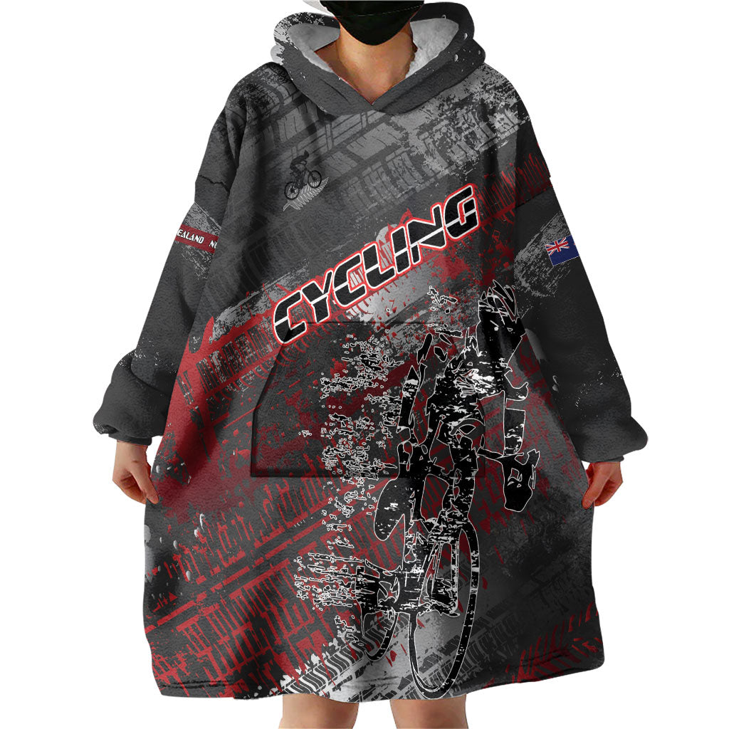 Personalised Cycling New Zealand Wearable Blanket Hoodie Aotearoa Pride Sportswear LT22 - Polynesian Pride