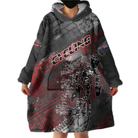 Personalised Cycling New Zealand Wearable Blanket Hoodie Aotearoa Pride Sportswear LT22 - Polynesian Pride