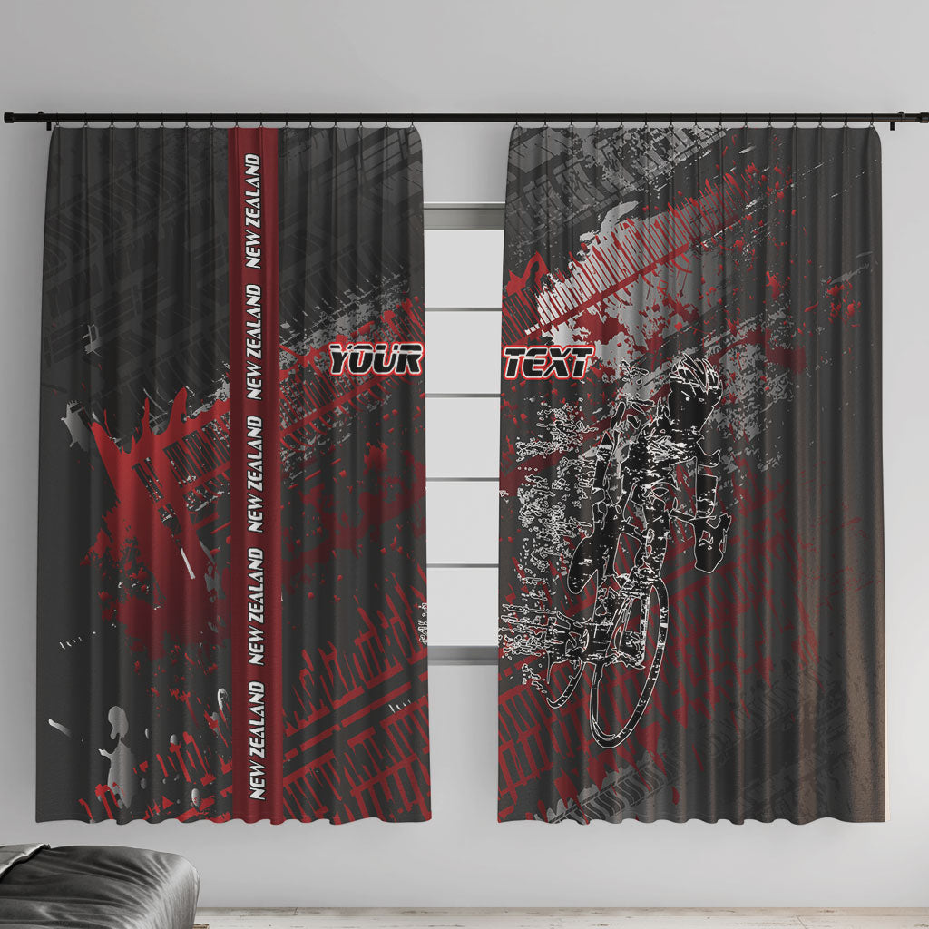 Personalised Cycling New Zealand Window Curtain Aotearoa Pride Sportswear