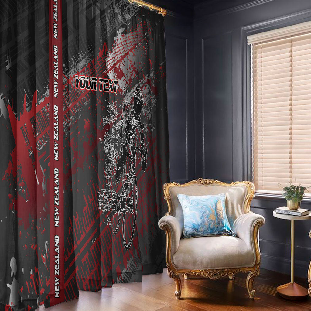 Personalised Cycling New Zealand Window Curtain Aotearoa Pride Sportswear