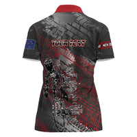 Personalised Cycling New Zealand Women Polo Shirt Aotearoa Pride Sportswear