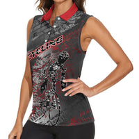 Personalised Cycling New Zealand Women Sleeveless Polo Shirt Aotearoa Pride Sportswear