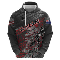 Personalised Cycling New Zealand Zip Hoodie Aotearoa Pride Sportswear LT22 - Polynesian Pride