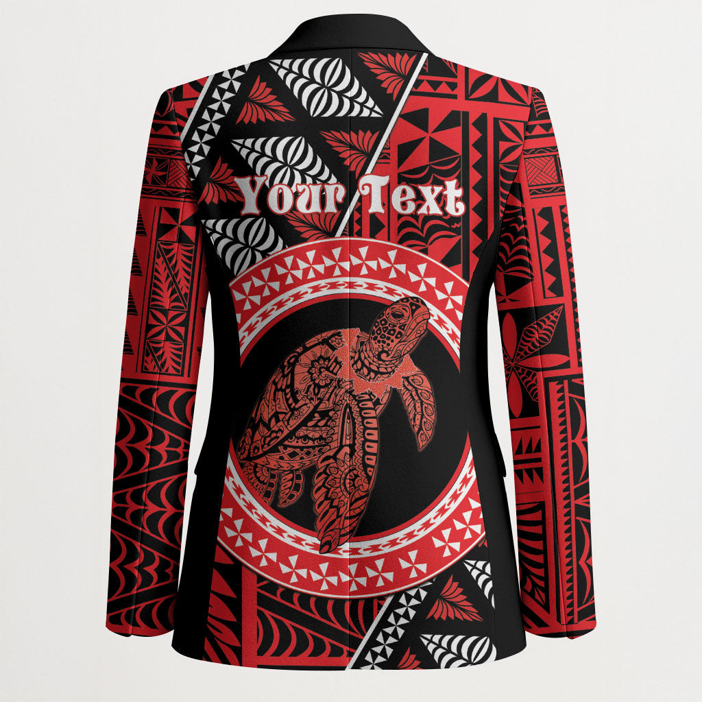Personalised Tonga Language Week Blazer Heilala Turtle Malo E Lelei