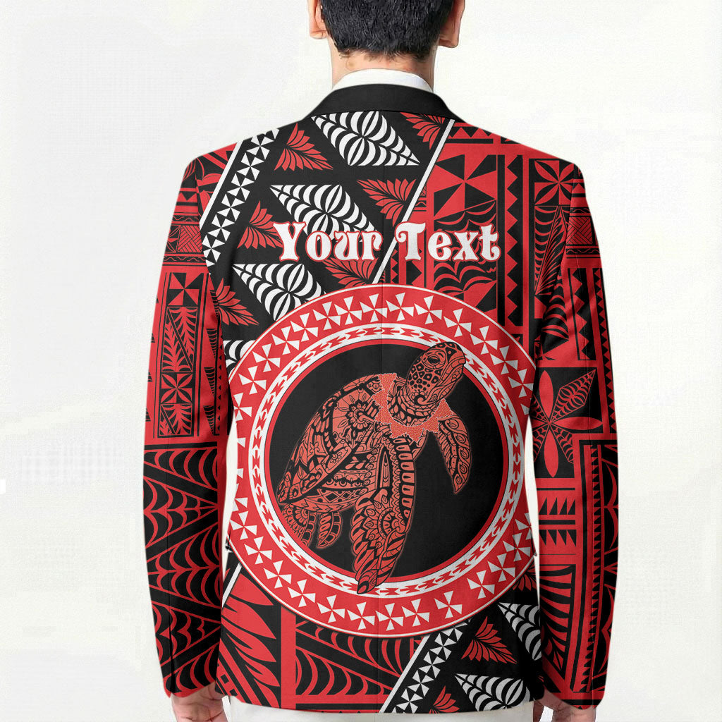 Personalised Tonga Language Week Blazer Heilala Turtle Malo E Lelei