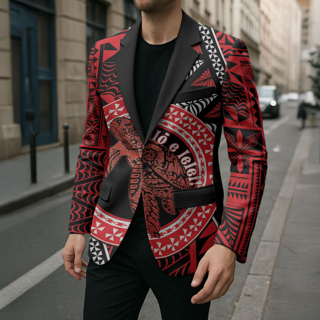 Personalised Tonga Language Week Blazer Heilala Turtle Malo E Lelei