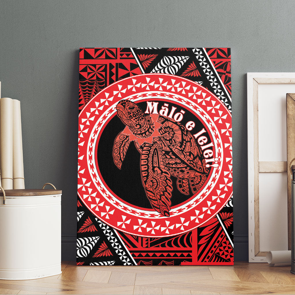 Tonga Language Week Canvas Wall Art Heilala Turtle Malo E Lelei