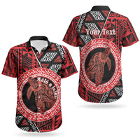 Personalised Tonga Language Week Couples Matching Short Sleeve Bodycon Dress and Hawaiian Shirt Heilala Turtle Malo E Lelei