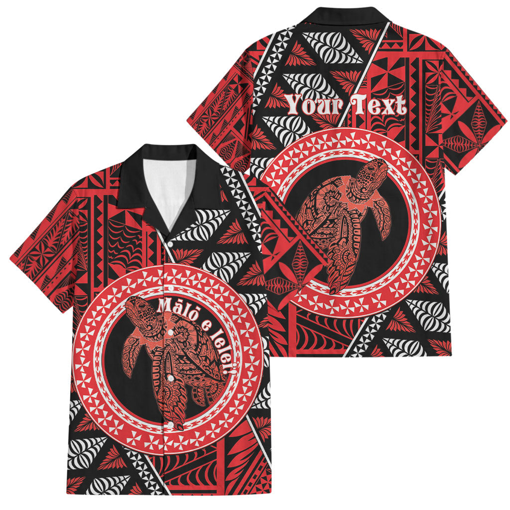 Personalised Tonga Language Week Family Matching Off Shoulder Short Dress and Hawaiian Shirt Heilala Turtle Malo E Lelei