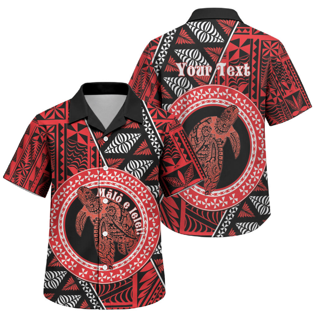 Personalised Tonga Language Week Family Matching Puletasi and Hawaiian Shirt Heilala Turtle Malo E Lelei