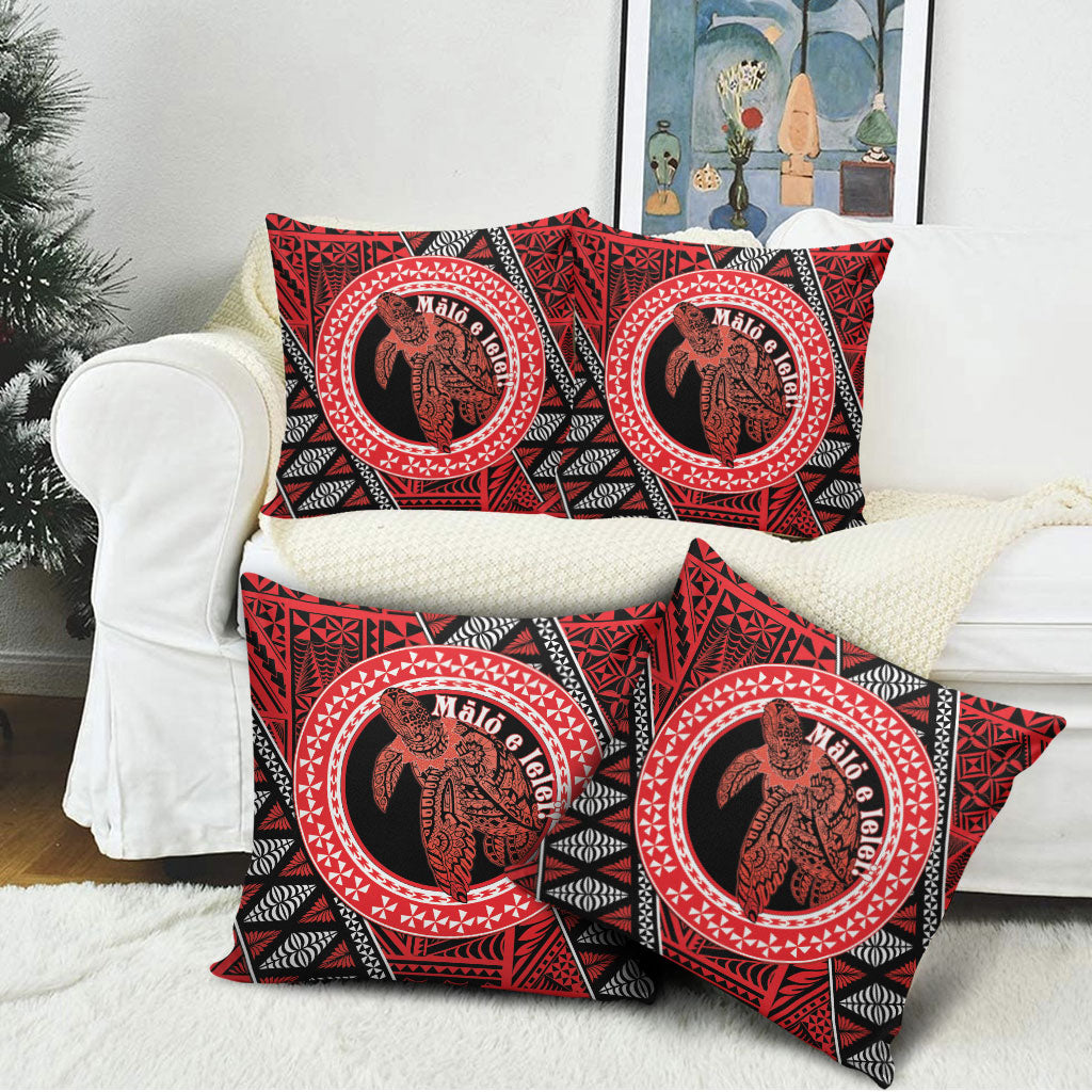 Tonga Language Week Pillow Cover Heilala Turtle Malo E Lelei