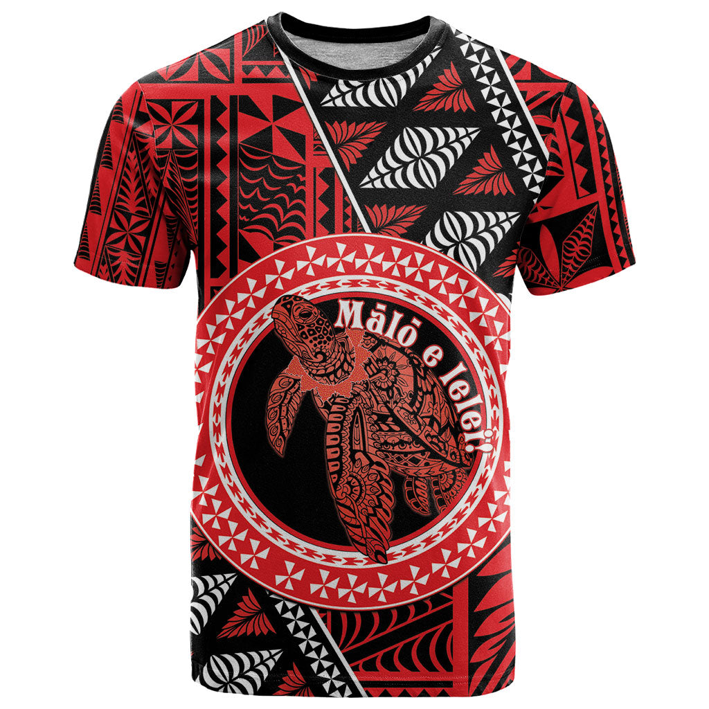Personalised Tonga Language Week T Shirt Heilala Turtle Malo E Lelei