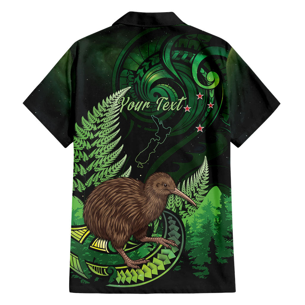 Kiwi New Zealand Personalised Family Matching Mermaid Dress and Hawaiian Shirt Aotearoa Map Silver Fern Koru Pattern LT22 - Polynesian Pride
