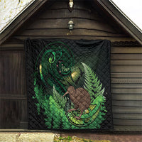 Kiwi New Zealand Personalised Quilt Aotearoa Map Silver Fern Koru Pattern