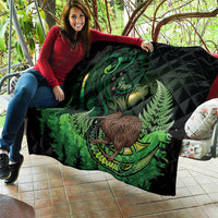 Kiwi New Zealand Personalised Quilt Aotearoa Map Silver Fern Koru Pattern