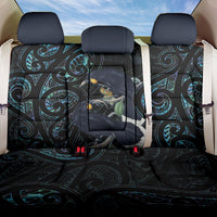 New Zealand Huia Bird Back Car Seat Cover Paua Shell Maori Pattern
