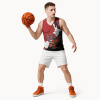 Kiwi New Zealand Personalised Basketball Jersey NZ Map Pohutukawa Fern Maori Pattern LT22 - Polynesian Pride