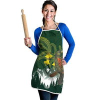 Kea Bird Kowhai New Zealand Apron Mountain Landscape Maori Art LT22 - Polynesian Pride