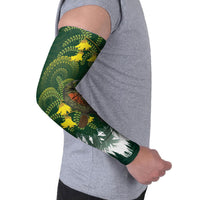 Kea Bird Kowhai New Zealand Arm Sleeves Mountain Landscape Maori Art LT22 - Polynesian Pride