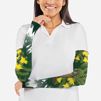 Kea Bird Kowhai New Zealand Arm Sleeves Mountain Landscape Maori Art LT22 - Polynesian Pride