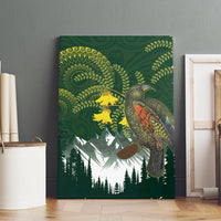 Kea Bird Kowhai New Zealand Canvas Wall Art Mountain Landscape Maori Art LT22 - Polynesian Pride