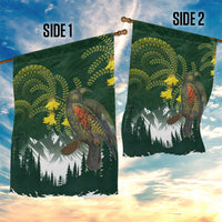 Kea Bird Kowhai New Zealand Garden Flag Mountain Landscape Maori Art LT22 - Polynesian Pride
