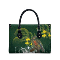 Kea Bird Kowhai New Zealand Leather Bag Mountain Landscape Maori Art LT22 - Polynesian Pride