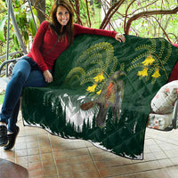 Kea Bird Kowhai New Zealand Quilt Mountain Landscape Maori Art LT22 - Polynesian Pride