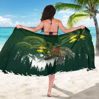 Kea Bird Kowhai New Zealand Sarong Mountain Landscape Maori Art LT22 - Polynesian Pride