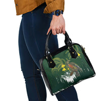 Kea Bird Kowhai New Zealand Shoulder Handbag Mountain Landscape Maori Art LT22 - Polynesian Pride