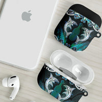 New Zealand Kotiate Weapon AirPods Case Aotearoa Mango Paua Shell Maori Pattern LT22 - Polynesian Pride