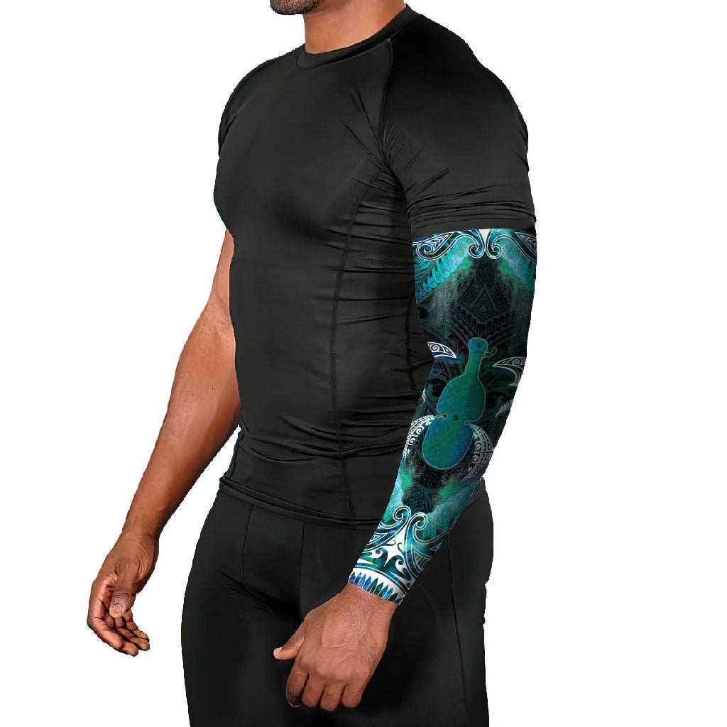 New Zealand Kotiate Weapon Arm Sleeves Aotearoa Mango Paua Shell Maori Pattern LT22 - Polynesian Pride