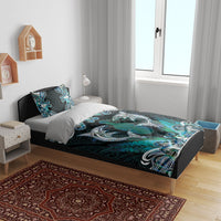 New Zealand Kotiate Weapon Bedding Set Aotearoa Mango Paua Shell Maori Pattern LT22 - Polynesian Pride