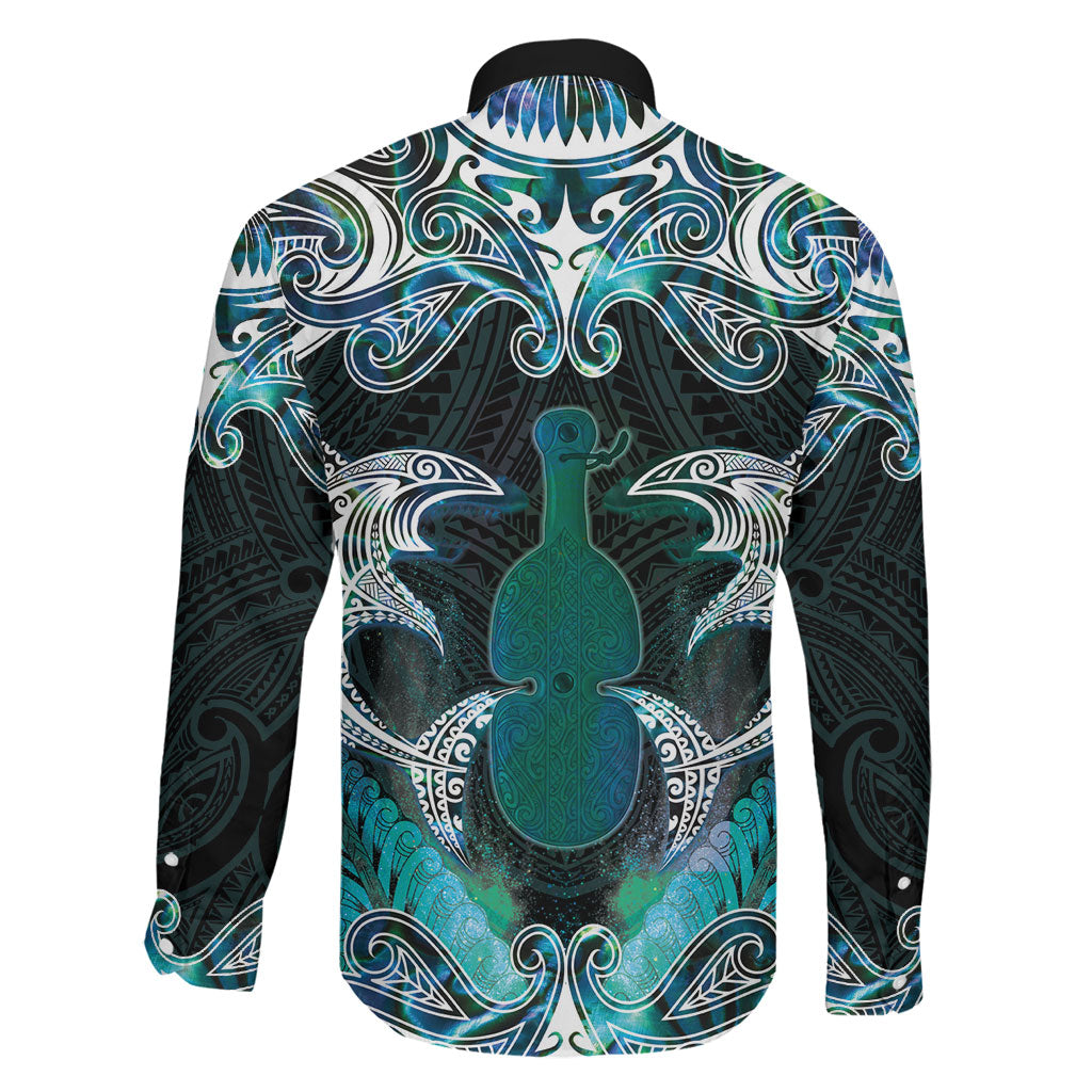 New Zealand Kotiate Weapon Family Matching Off Shoulder Short Dress and Hawaiian Shirt Aotearoa Mango Paua Shell Maori Pattern LT22 - Polynesian Pride