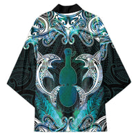 New Zealand Kotiate Weapon Kimono Aotearoa Mango Paua Shell Maori Pattern LT22 - Polynesian Pride