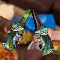 New Zealand Mere Pounamu Weapon 4 in 1 Can Cooler Tumbler Aotearoa Mango Paua Shell Maori Pattern LT22 - Polynesian Pride