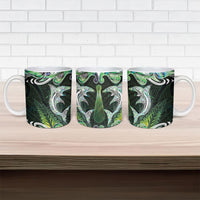 New Zealand Mere Pounamu Weapon Ceramic Mug Aotearoa Mango Paua Shell Maori Pattern LT22 - Polynesian Pride