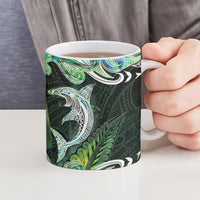New Zealand Mere Pounamu Weapon Ceramic Mug Aotearoa Mango Paua Shell Maori Pattern LT22 - Polynesian Pride