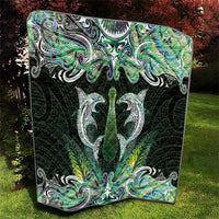 New Zealand Mere Pounamu Weapon Quilt Aotearoa Mango Paua Shell Maori Pattern LT22 - Polynesian Pride