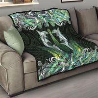 New Zealand Mere Pounamu Weapon Quilt Aotearoa Mango Paua Shell Maori Pattern LT22 - Polynesian Pride