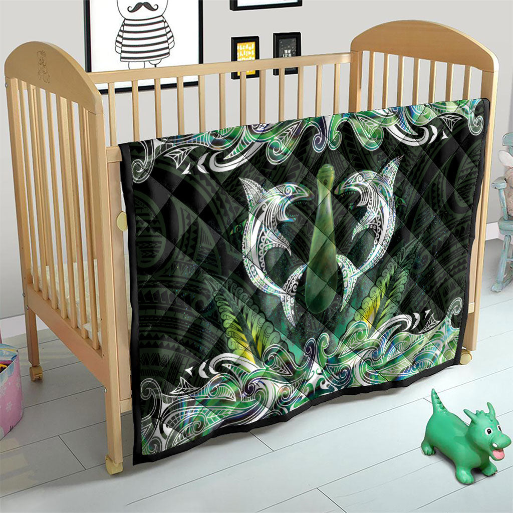 New Zealand Mere Pounamu Weapon Quilt Aotearoa Mango Paua Shell Maori Pattern LT22 - Polynesian Pride