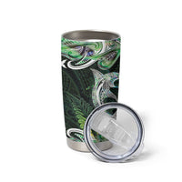 New Zealand Mere Pounamu Weapon Tumbler Cup Aotearoa Mango Paua Shell Maori Pattern LT22 - Polynesian Pride