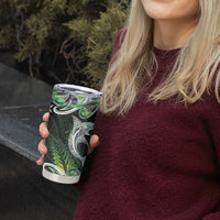 New Zealand Mere Pounamu Weapon Tumbler Cup Aotearoa Mango Paua Shell Maori Pattern LT22 - Polynesian Pride