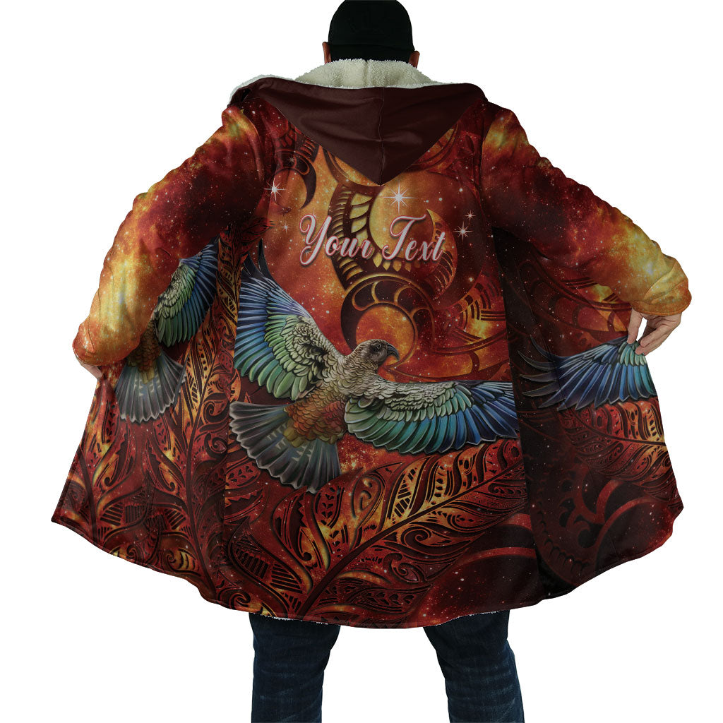 New Zealand Kea Bird Matariki Personalised Cloak Silver Fern Maori Pattern LT22 - Polynesian Pride