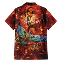 New Zealand Kea Bird Matariki Personalised Family Matching Tank Maxi Dress and Hawaiian Shirt Silver Fern Maori Pattern LT22 - Polynesian Pride