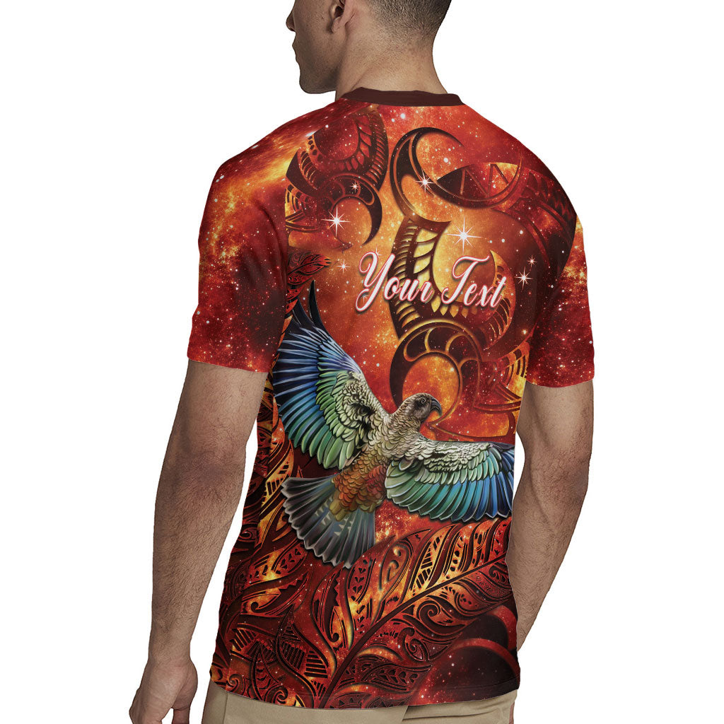 New Zealand Kea Bird Matariki Personalised Rugby Jersey Silver Fern Maori Pattern LT22 - Polynesian Pride